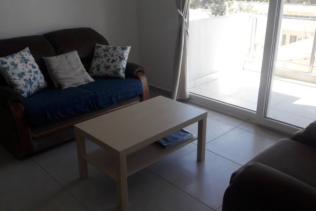 The sitting area