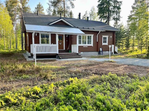 Villa Wilhelmiina, a log villa with all the comforts comforts