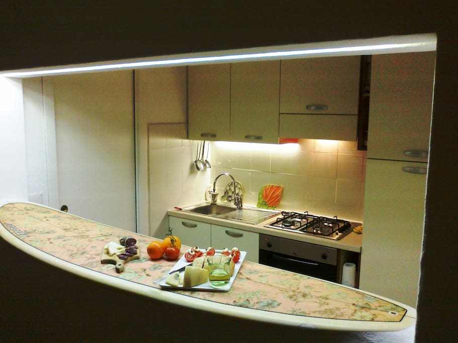 Vista della Cucina dalla Sala