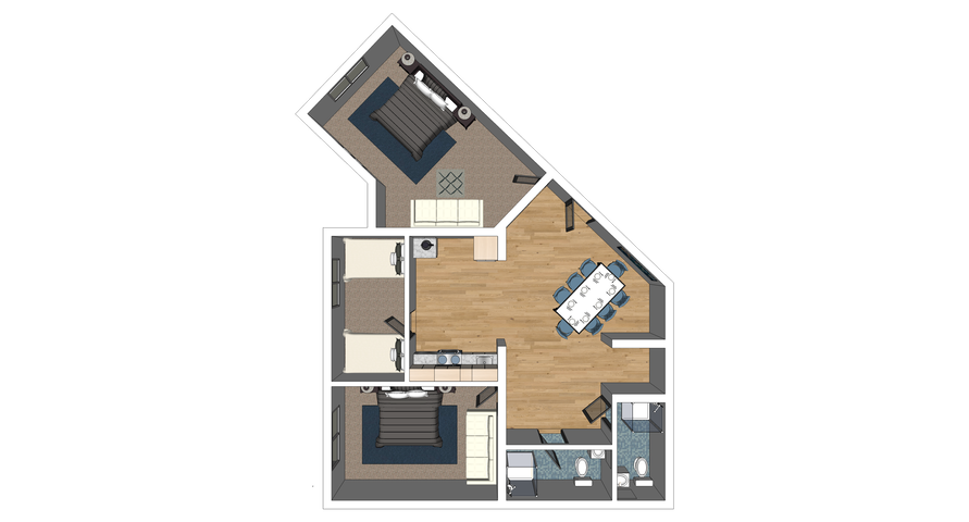 ※ Eddy’s Rest & Relax – Neuhausen ※ 9 Guests ※ 3BR gallery image 4