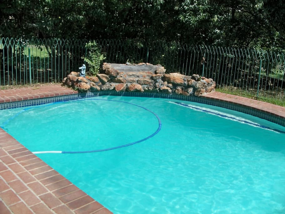 Swimming Pool securely fenced