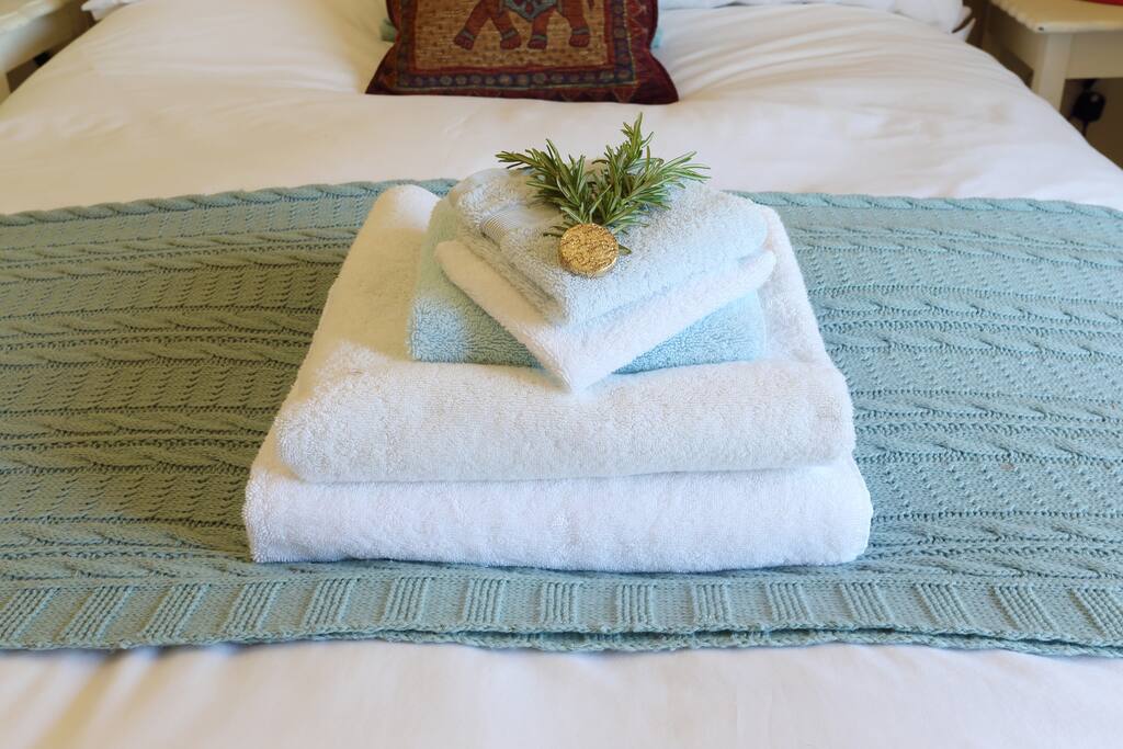 Soft towels as we have a water softener.