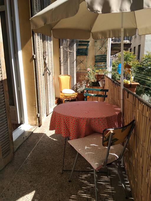 Grand balcon côté ouest