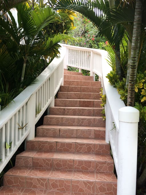 Stairs to condo #2