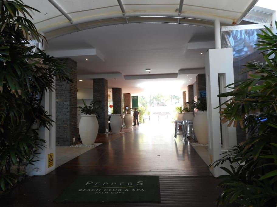 Entry to The Beach CLub