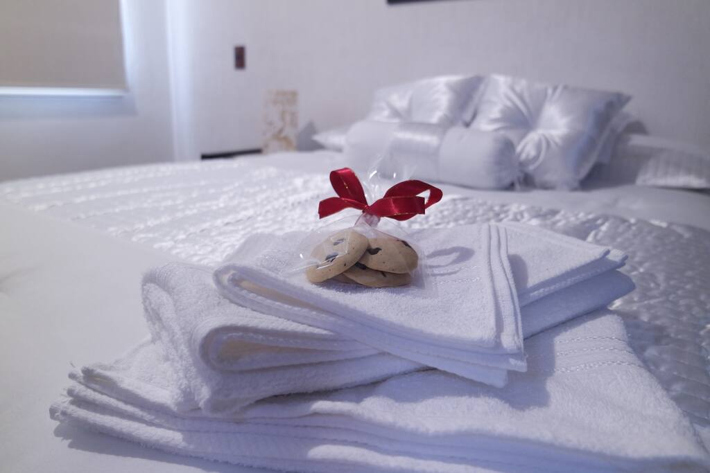 Your comfort, our priority! Delicious Gluten free, sugar free, lactose free cookies awaiting for your arrival!
Tu comodidad es nuestra prioridad durante tu estancia.