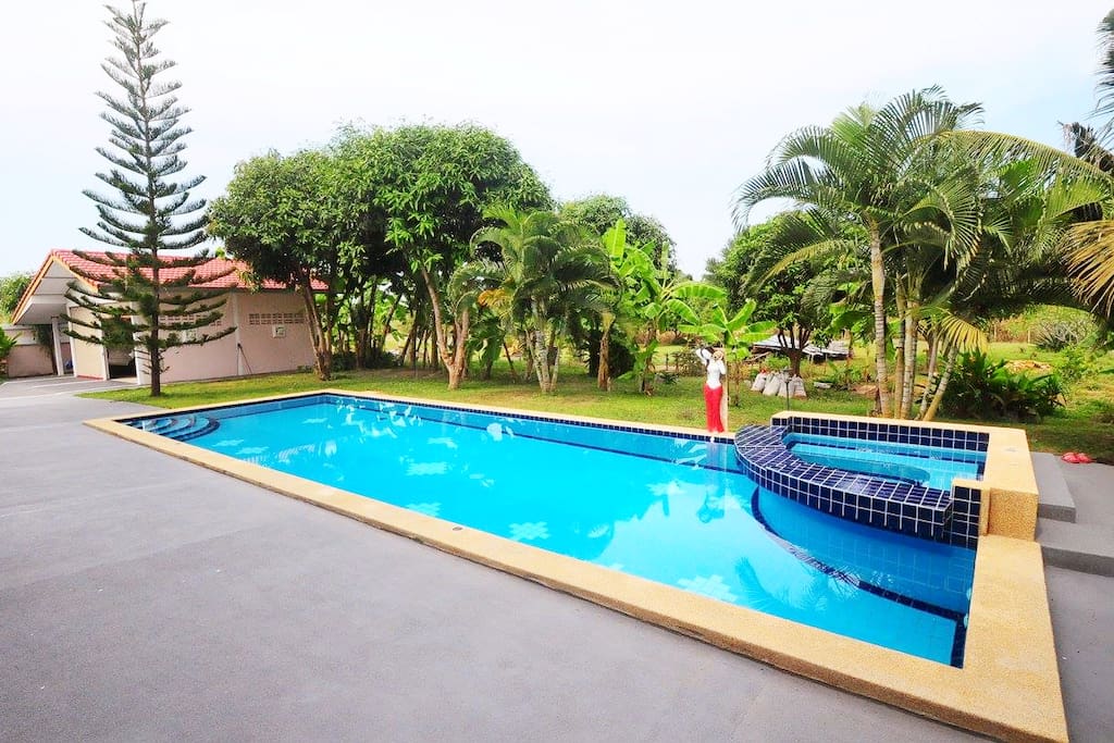 The pool for everyone to enjoy your days :D