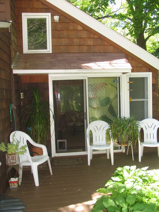 private outside deck