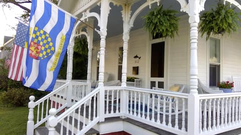 Roomy Historic Lewes Getaway with Porch and Yard