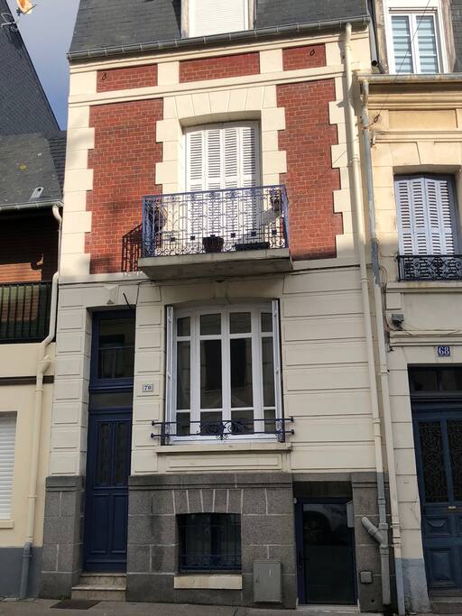 Façade maison de ville