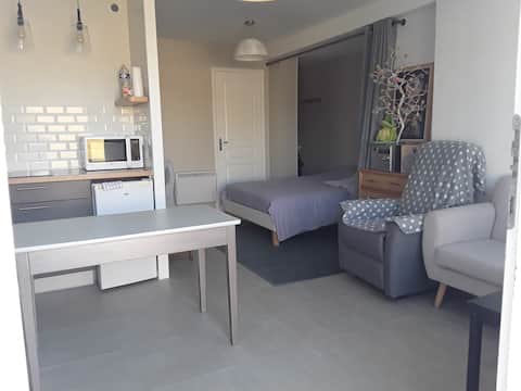 Entire 25 m2 studio with A/C - independent access