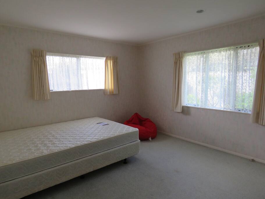spacious bedroom