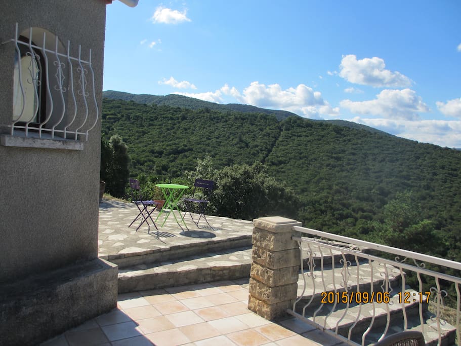 Vue de la terrasse