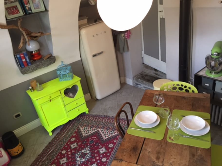 View of the dining room.