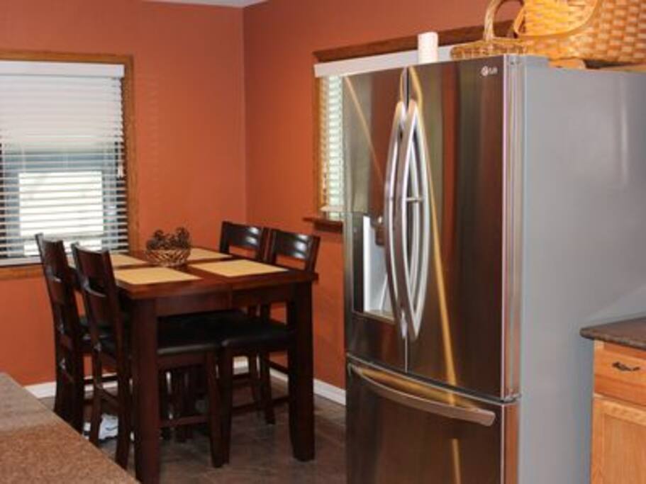 Eating area of kitchen