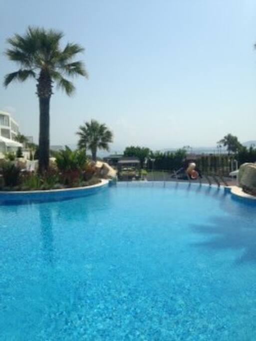 View of the main pool