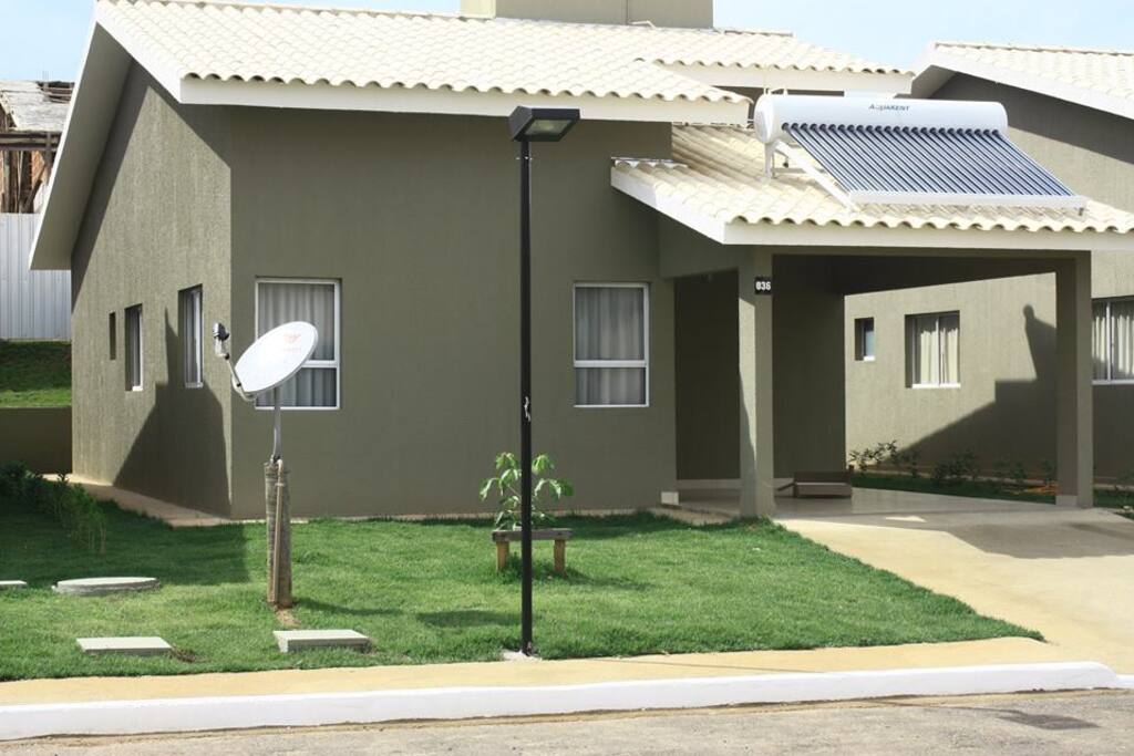 Fachada da Casa de 3 Quartos