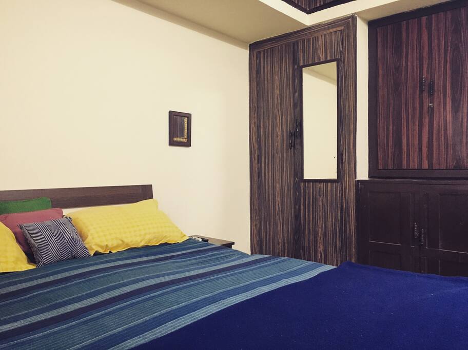 Bedroom with Cupboards and Amenities