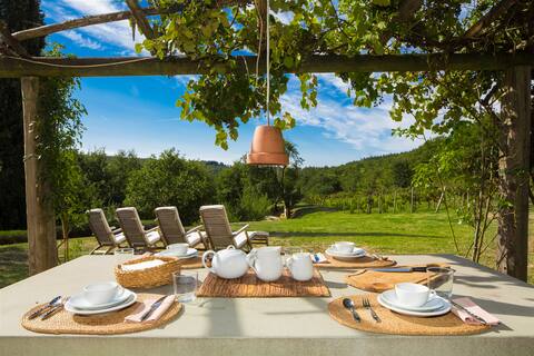 Luxury Tuscan countryside villa with pool/WiFi/AC