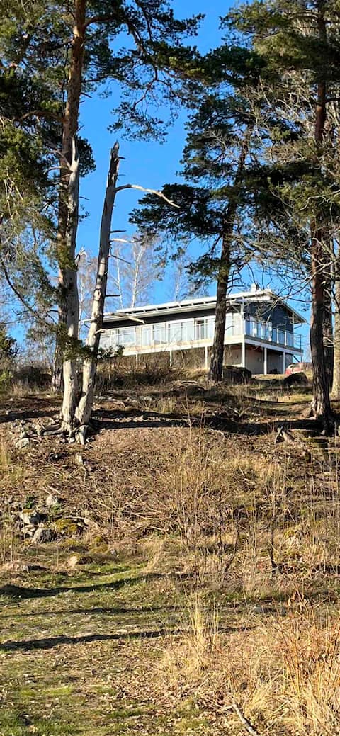 Luxurious waterfront home.