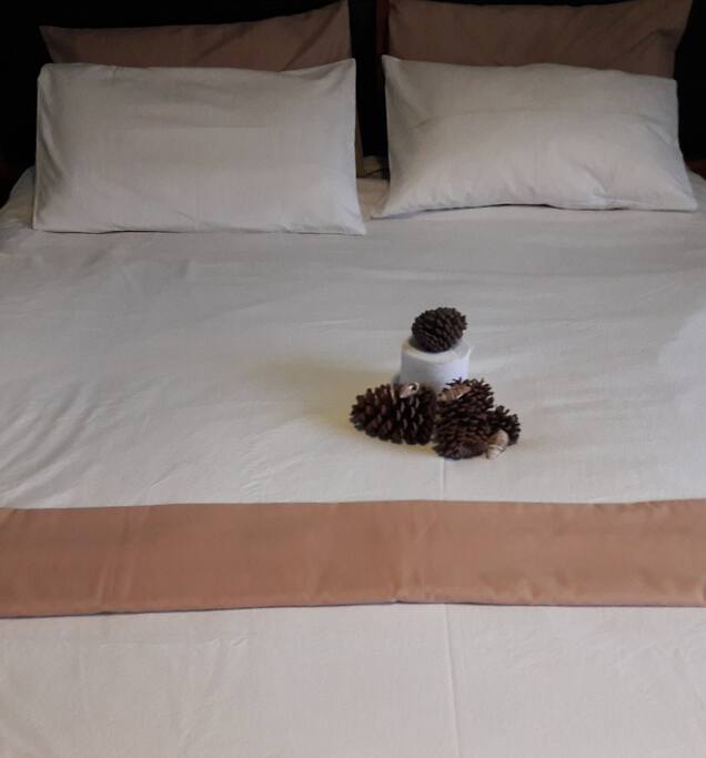 Clean brand new bedding will be provided.