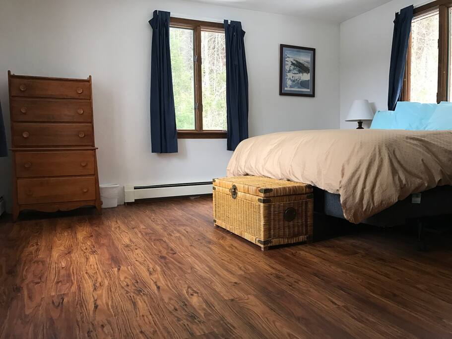 Bedroom with king bed
