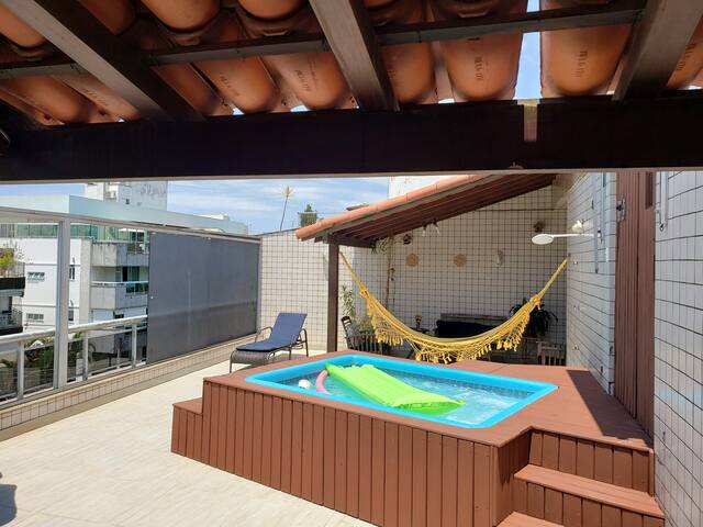 Cobertura gigante com piscina. Perto praia/surf gallery image 2