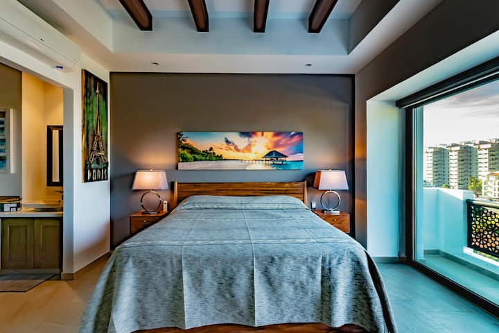 Spacious master bedroom suite