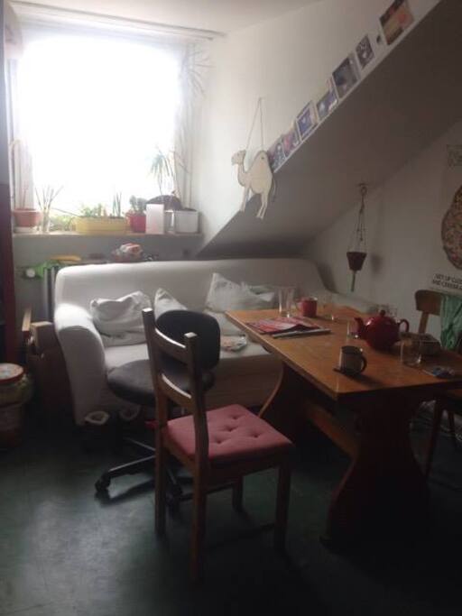 Unsere Wg-Küche mit Sofa!