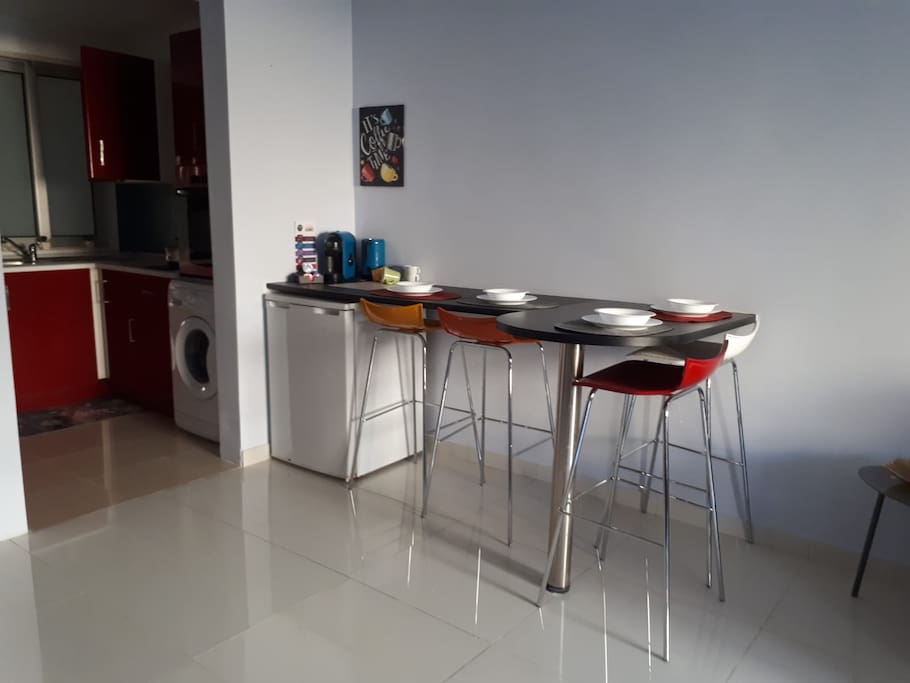 Breakfast table