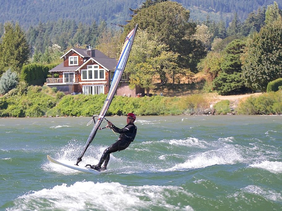 Windsurf directly from the property!