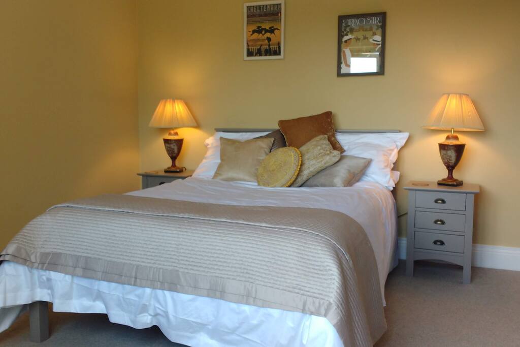 Comfortable double bed.