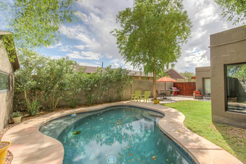Backyard w/ pool
