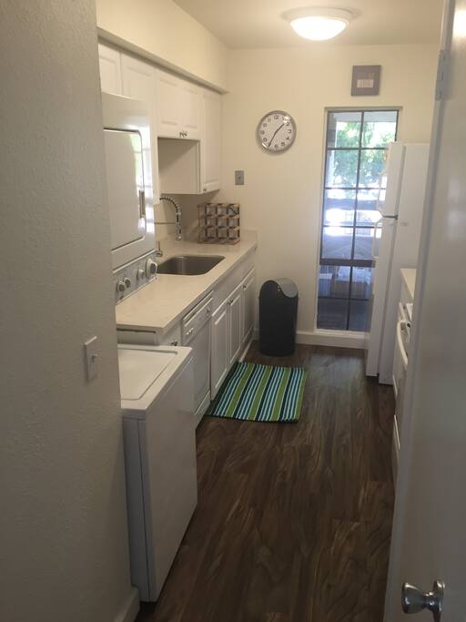 Kitchen will all the amenities.