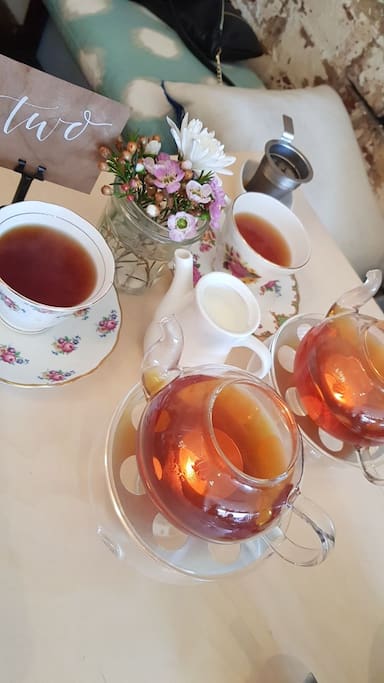 Delicious Teas left for you to enjoy