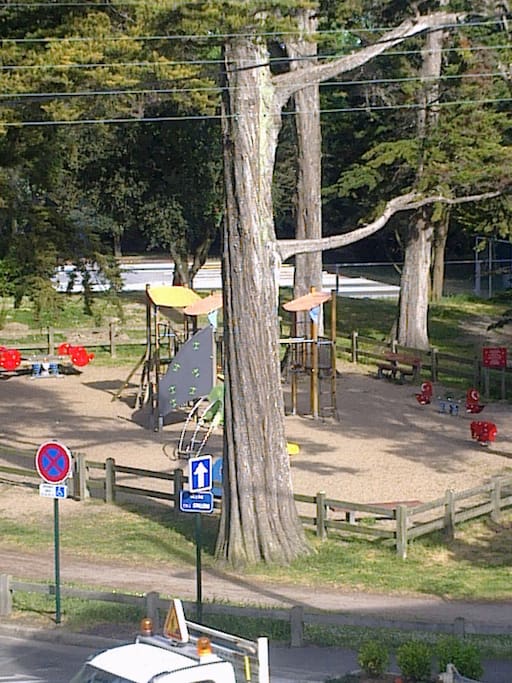 Vue sur le parc