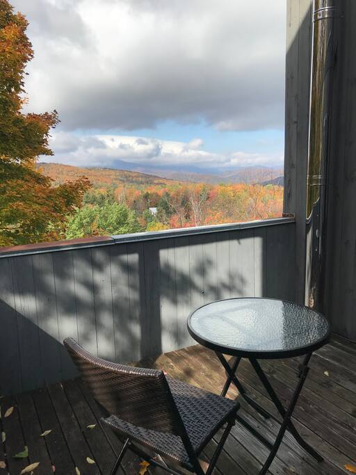 balcony off of master bedroom, October 2018