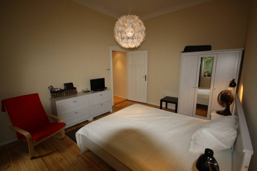 Our Roomy master bedroom