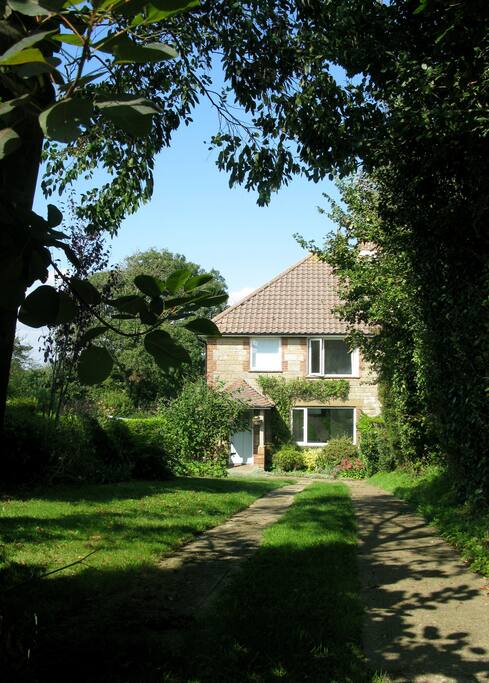 Front garden, right on the cycle route.