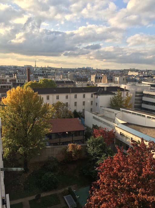 balcony view, everyday a different sunset