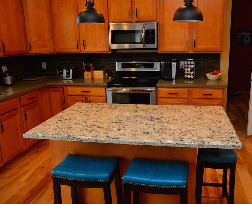 All new Cambria countertops and hardwood flooring.