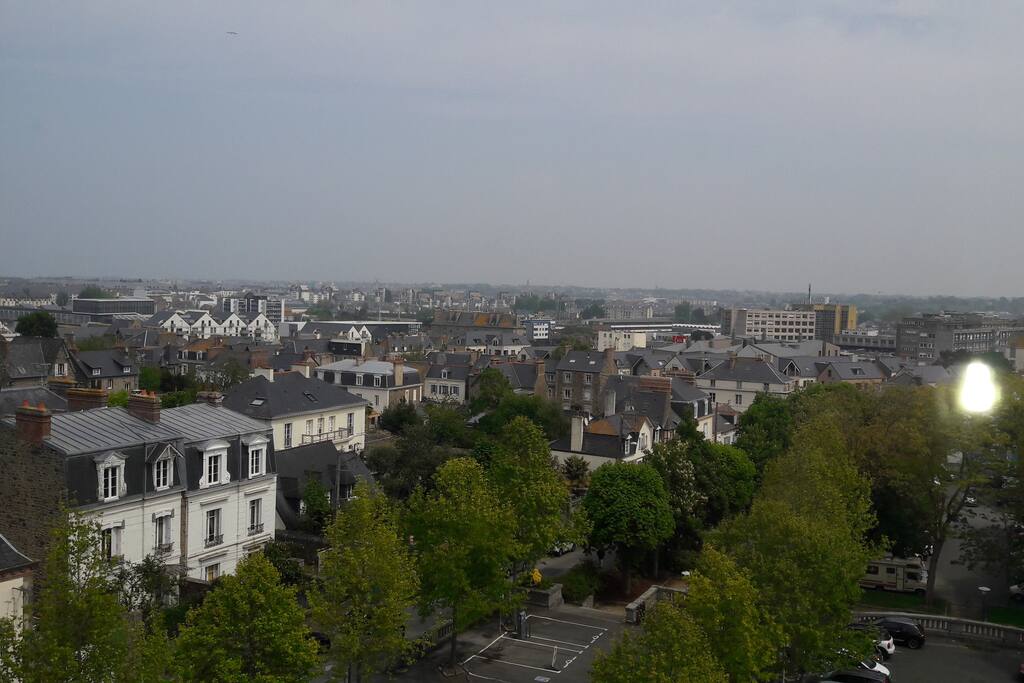 Vue sur St Malo depuis le séjour