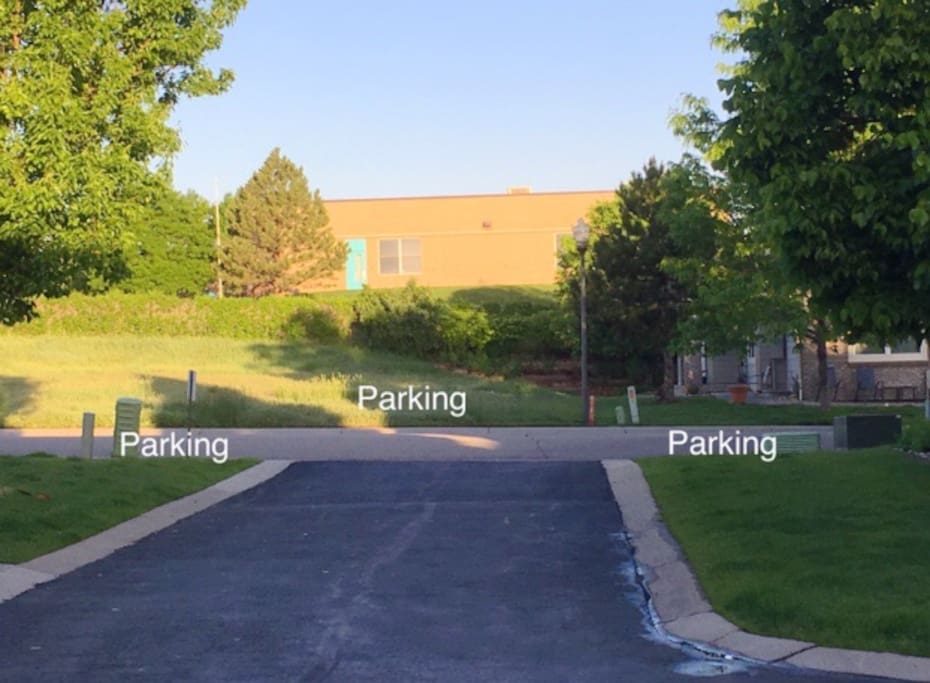Parking outside of the cul-de-sac is required by the HOA