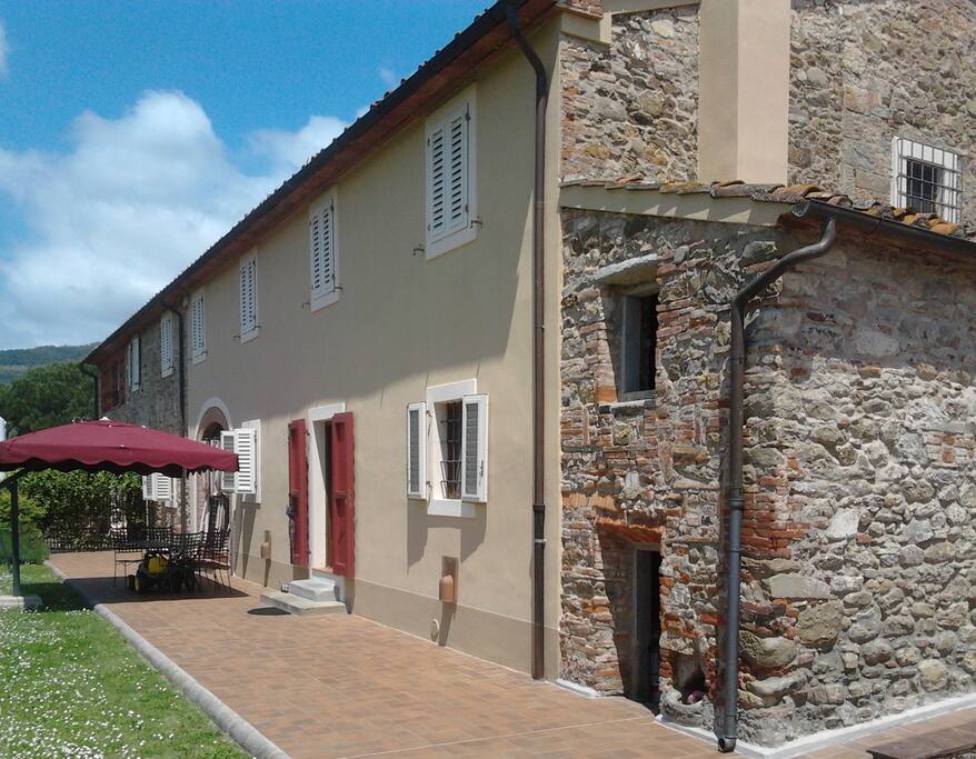 exterior from the yard