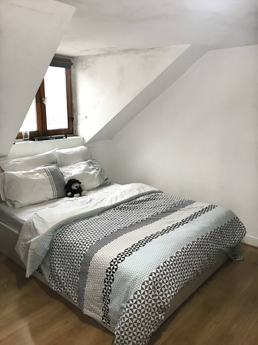 Our comfy bed