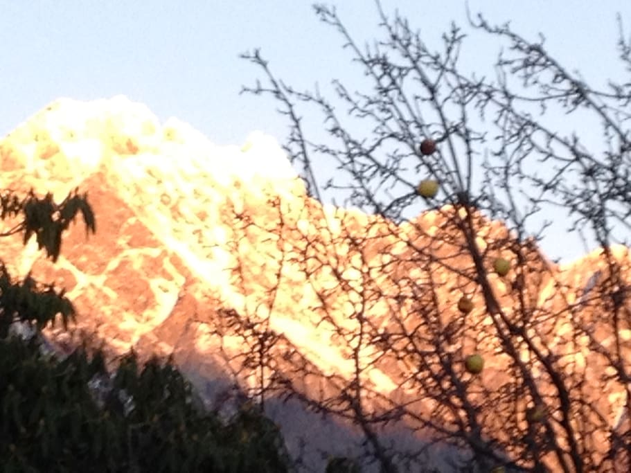 View from back door Remarkables ski fields