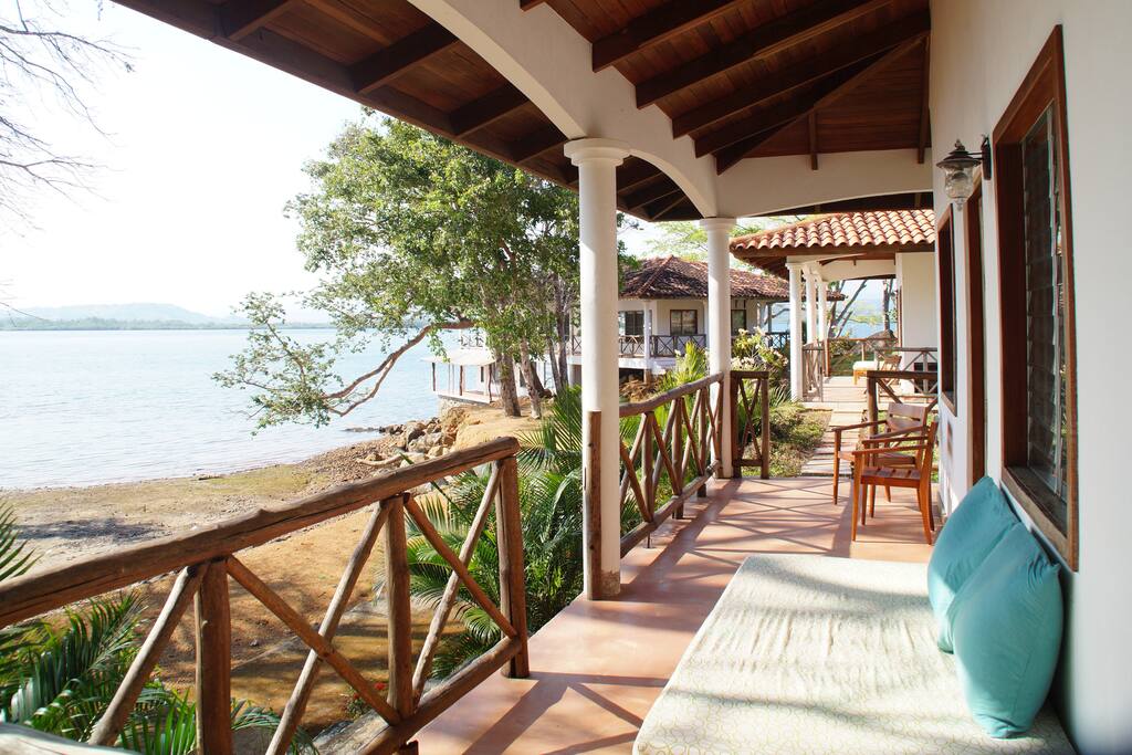 View from Cabaña I to the main house