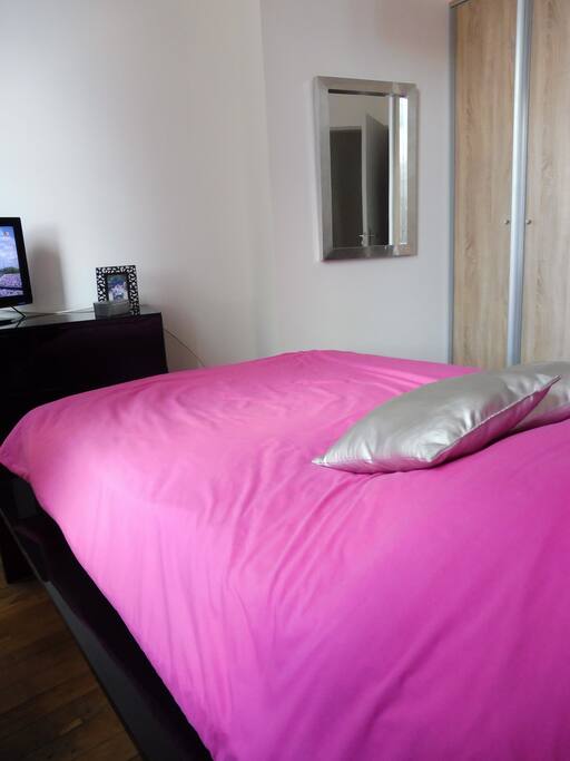 La chambre avec placard