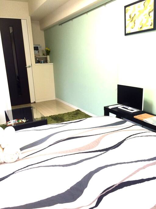 We have prepared a TV in the room.