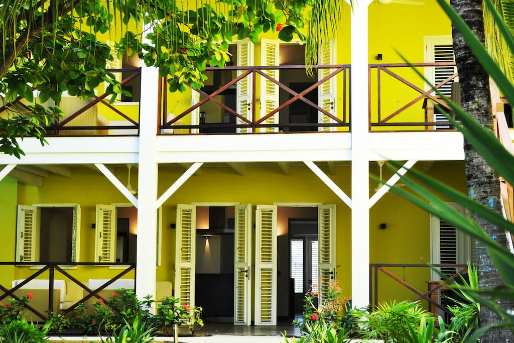 The apartment backside